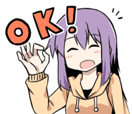 Fighting game maiden stamp sticker #13099709