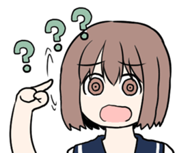 Fighting game maiden stamp sticker #13099727