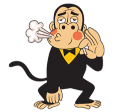 Monkey jung sticker #13099897