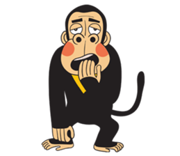 Monkey jung sticker #13099906
