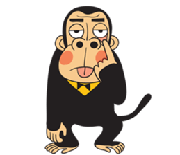 Monkey jung sticker #13099909