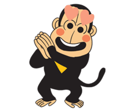 Monkey jung sticker #13099910