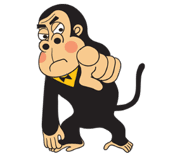 Monkey jung sticker #13099911
