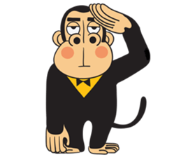 Monkey jung sticker #13099912