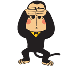 Monkey jung sticker #13099930