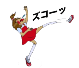 showa exotic girls sticker #13100102