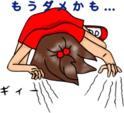 showa exotic girls sticker #13100106