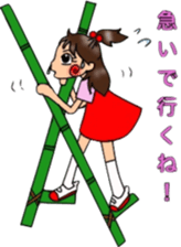 showa exotic girls sticker #13100109