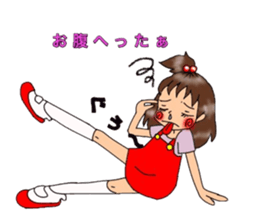 showa exotic girls sticker #13100113