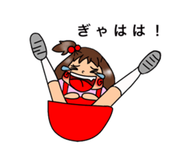 showa exotic girls sticker #13100116