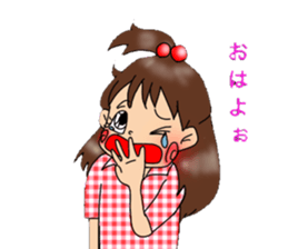 showa exotic girls sticker #13100117