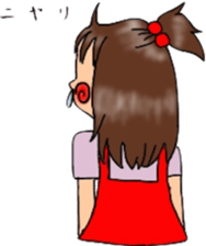 showa exotic girls sticker #13100121