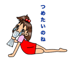 showa exotic girls sticker #13100125