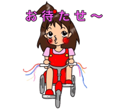 showa exotic girls sticker #13100130