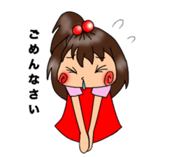 showa exotic girls sticker #13100132