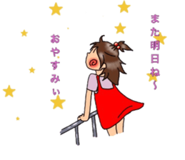 showa exotic girls sticker #13100135