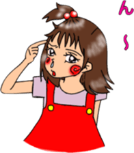 showa exotic girls sticker #13100138