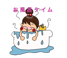 showa exotic girls sticker #13100141