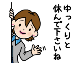 Go the Lady sticker #13102178