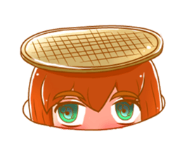 Cartoon lady use in all zone sticker #13102653