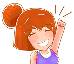 Cartoon lady use in all zone sticker #13102661