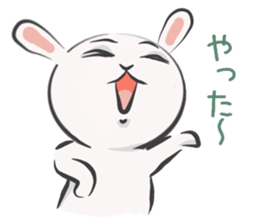 Silly talk of the rabbit sticker #13102790