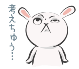 Silly talk of the rabbit sticker #13102792