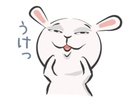 Silly talk of the rabbit sticker #13102793