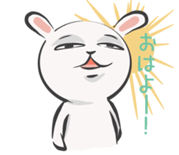 Silly talk of the rabbit sticker #13102794
