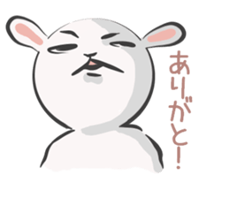 Silly talk of the rabbit sticker #13102796