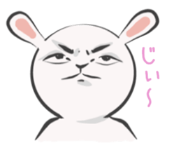 Silly talk of the rabbit sticker #13102797