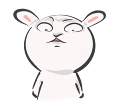 Silly talk of the rabbit sticker #13102798