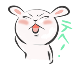 Silly talk of the rabbit sticker #13102800