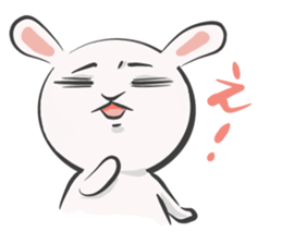 Silly talk of the rabbit sticker #13102803