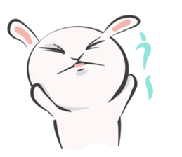 Silly talk of the rabbit sticker #13102804