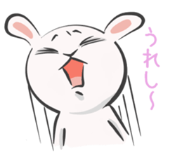 Silly talk of the rabbit sticker #13102807