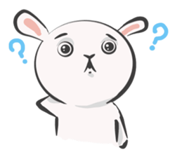 Silly talk of the rabbit sticker #13102810