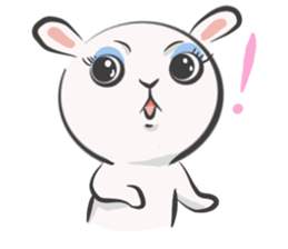 Silly talk of the rabbit sticker #13102813