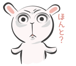 Silly talk of the rabbit sticker #13102815