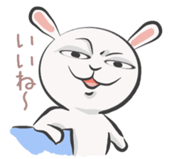 Silly talk of the rabbit sticker #13102818