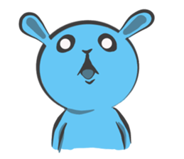 Silly talk of the rabbit sticker #13102821