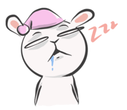 Silly talk of the rabbit sticker #13102824
