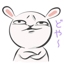 Silly talk of the rabbit sticker #13102826