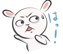 Silly talk of the rabbit sticker #13102829