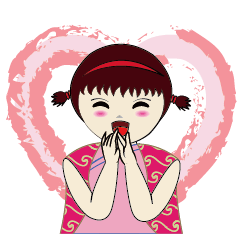 Japanese kimono doll