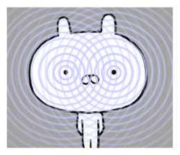 Sticker of BIG head rabbit2 sticker #13103586