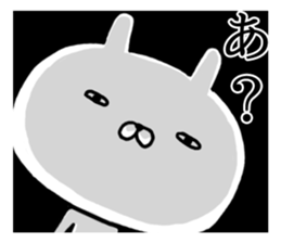 Sticker of BIG head rabbit2 sticker #13103592