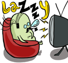 Microbes Pals in the Office sticker #13104143