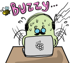 Microbes Pals in the Office sticker #13104145