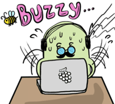 Microbes Pals in the Office sticker #13104145